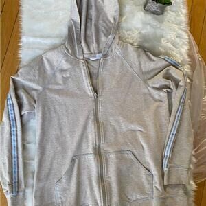 Zip up Hoodie Sweatshirt with Hood and Front Pockets